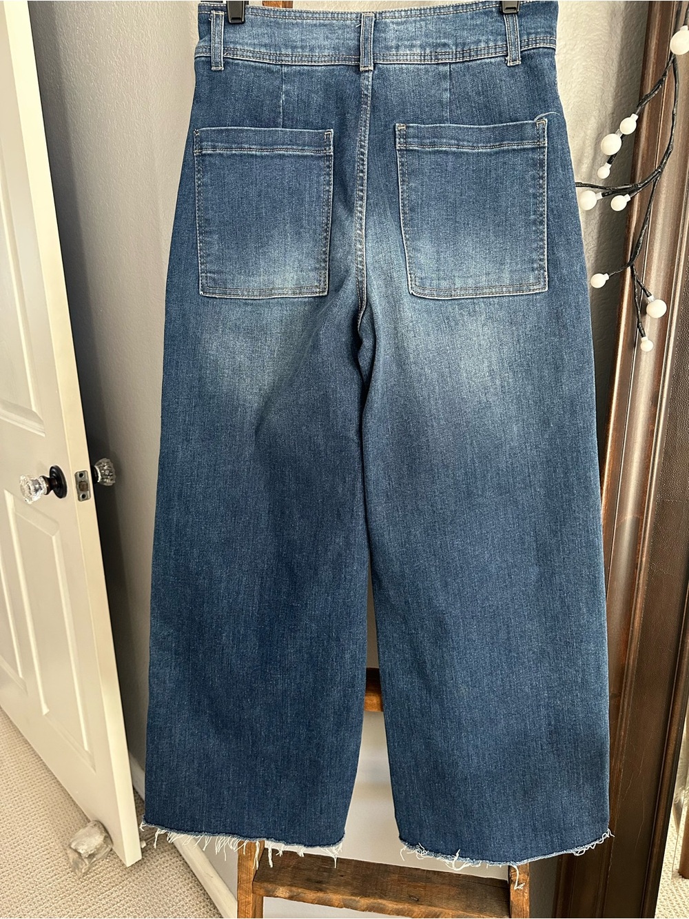 OAT New York Wide-Leg Jeans Raw Hem size 8/29 - Picture 2 of 10